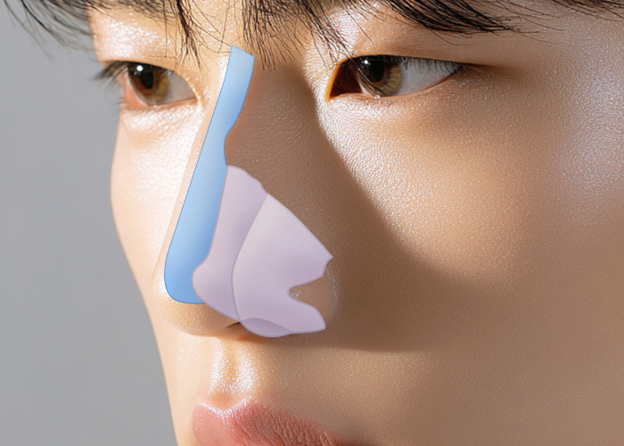 남자코성형 수술 방법 case 04 3D맞춤코성형